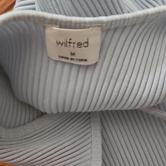 Wilfred Sky Blue Ribbed Bodysuit - Picture 3 of 5